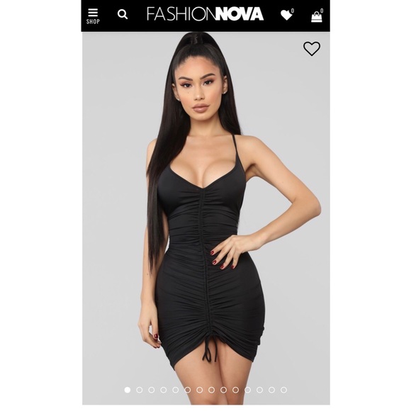Fashion Nova Dresses & Skirts - 🖤 BRAND NEW Fashion Nova Shanghai Ruched Dress